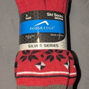 Polar Edge Women's Ski Socks 3 Pack